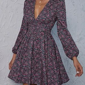 Colorful mini dress size L